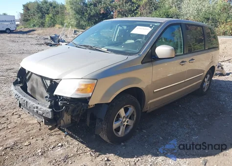 2008 Dodge Grand Caravan Sxt из США, поврежденный, VIN 1D8HN54P78B124714